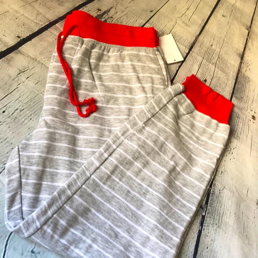 Rachel Parcell striped knit lounge pants